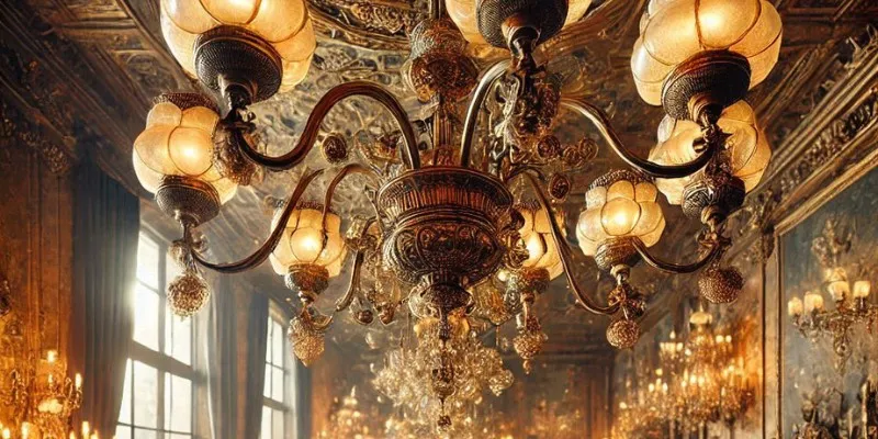 Aged Brass Chandeliers