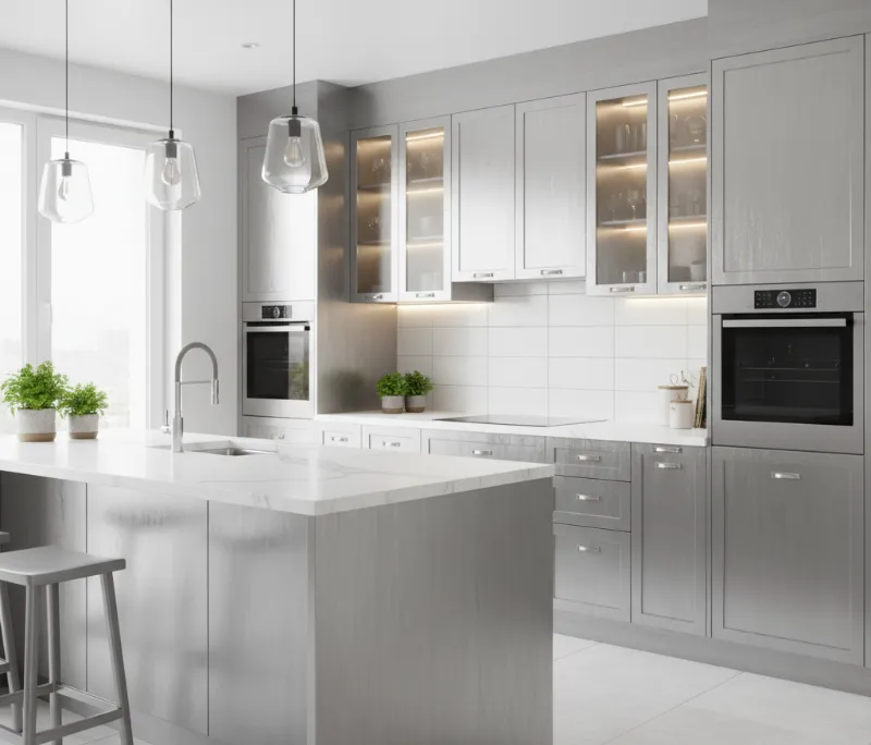 Aluminium Kitchen Cabinets