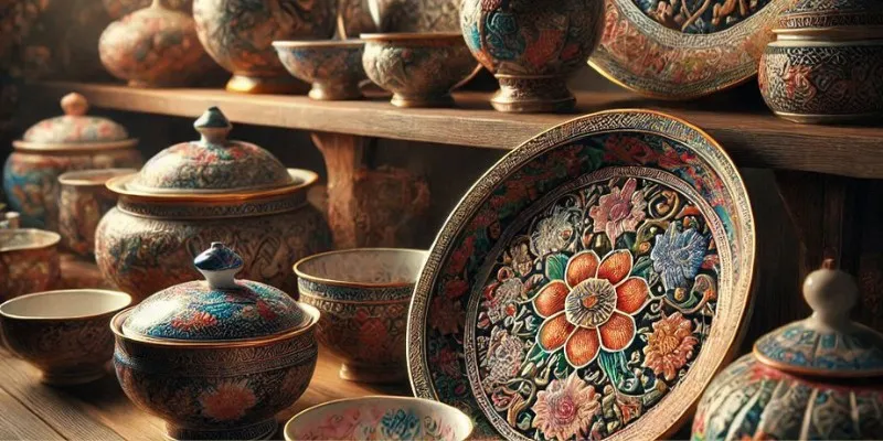  Antique Plates and Bowls