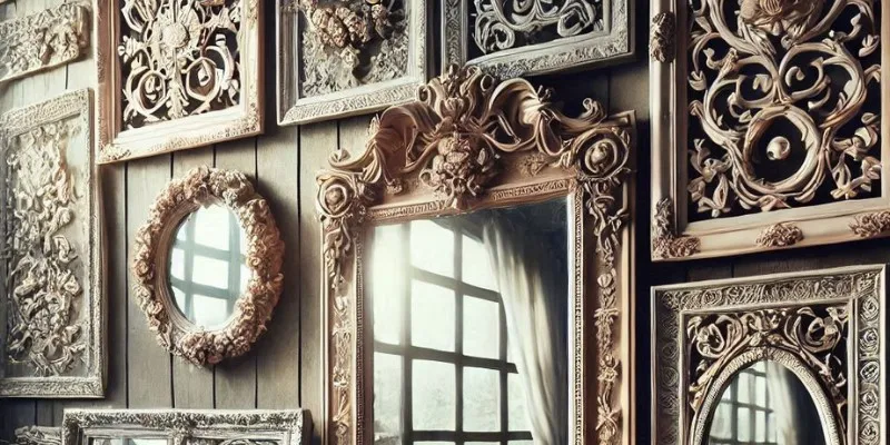 Antique Window Panes with Mirrors