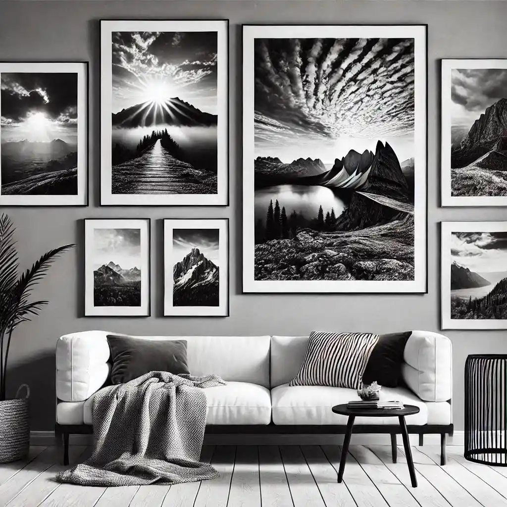 Black and White Photography Wall Art