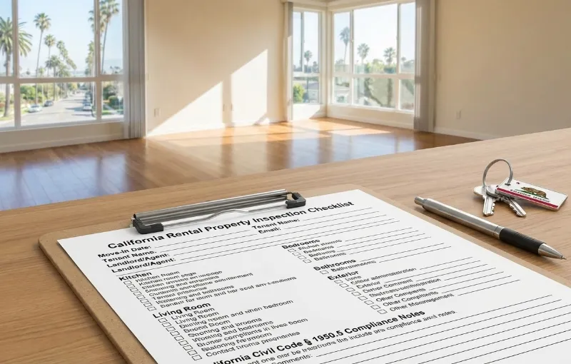 Inspection Checklist California