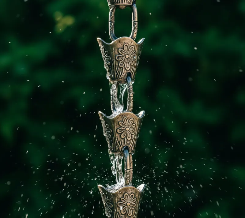 Chain Link Rain Chain