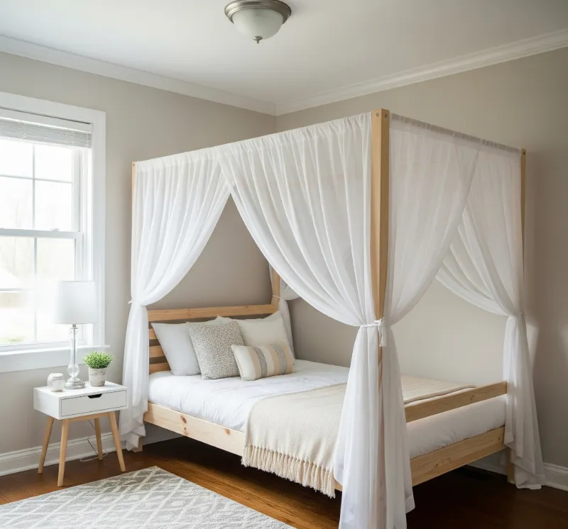 DIY Canopy Bed Frame