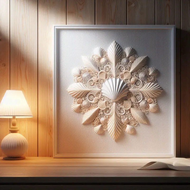 Framed Seashell Wall Art