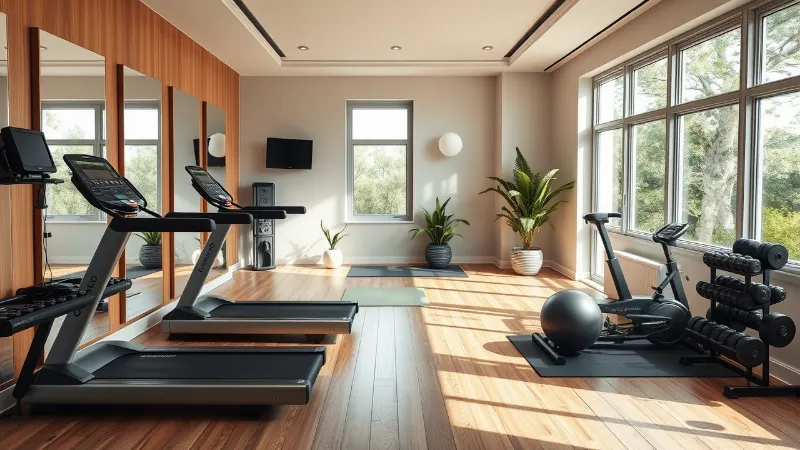 High-End Home Gym & Wellness Room