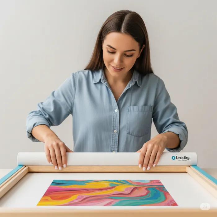 How to Frame a Rolled Canvas Print