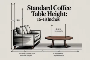 How to Choose the Best Coffee Table Height for Your Living Room