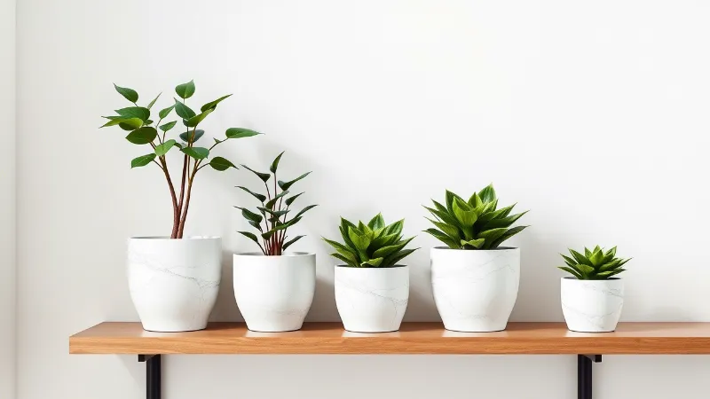 Marble Planters