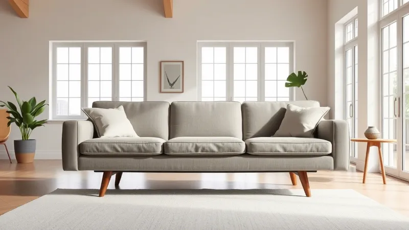  Mid-Century Modern Sofa