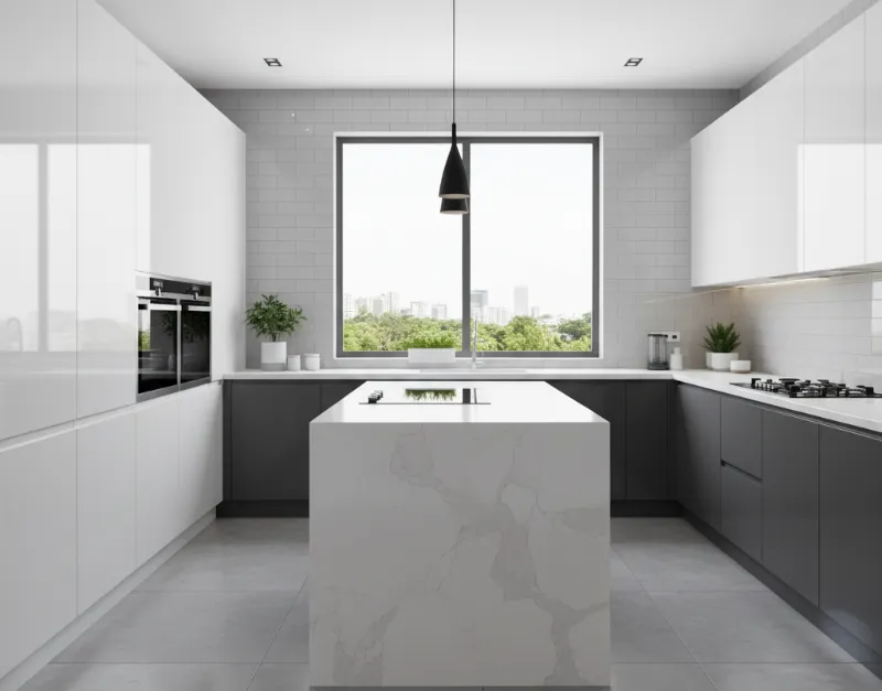 Modern Glossy Kitchen Cabinets