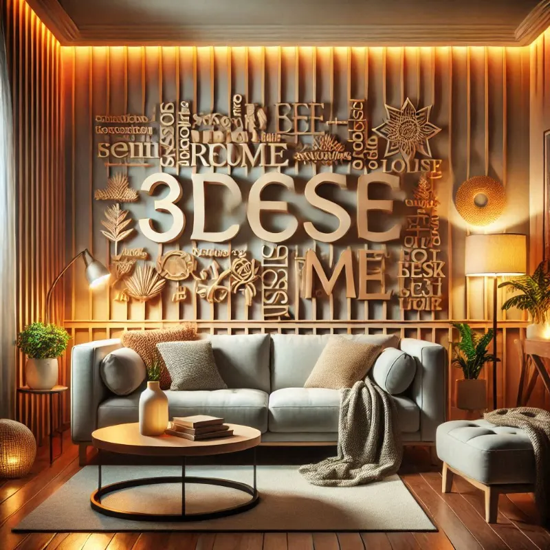 3D Paint Big Letters on a Wall