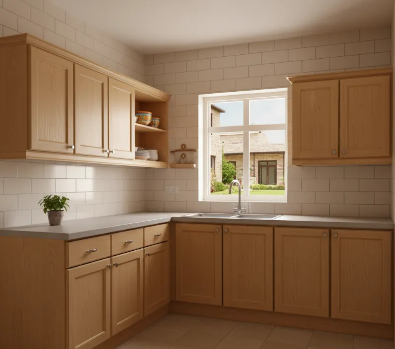 Simple Pakistani Kitchen Cabinet Designs