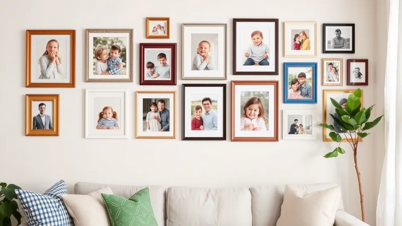 Picture-Based Family Wall Décor