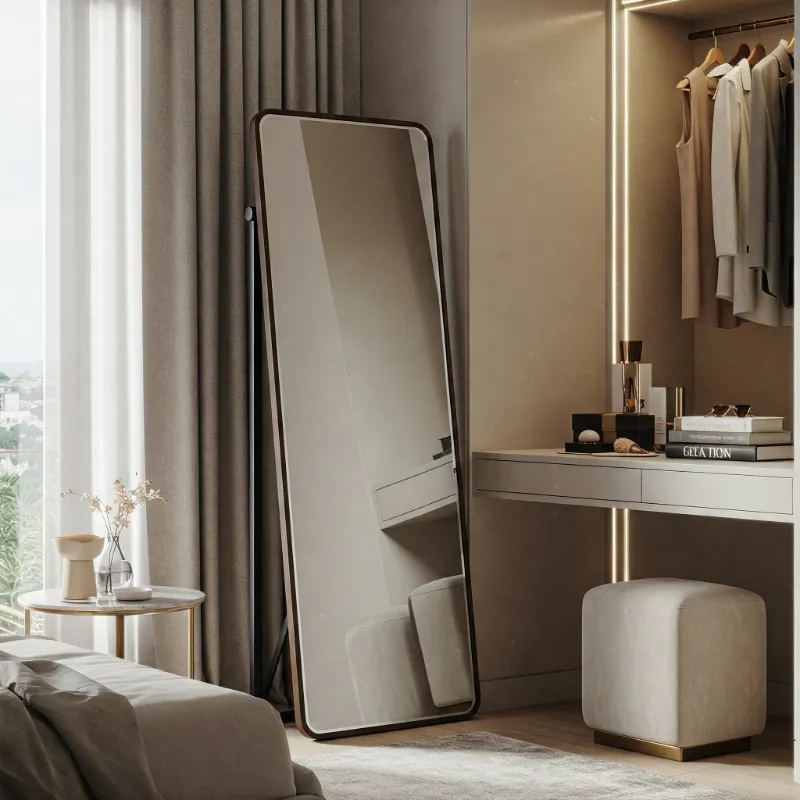 Pivot Mirror in Bedroom