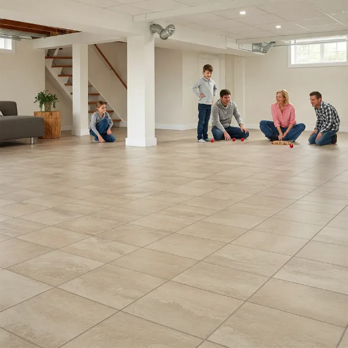 Porcelain Tiles for Basement Floors