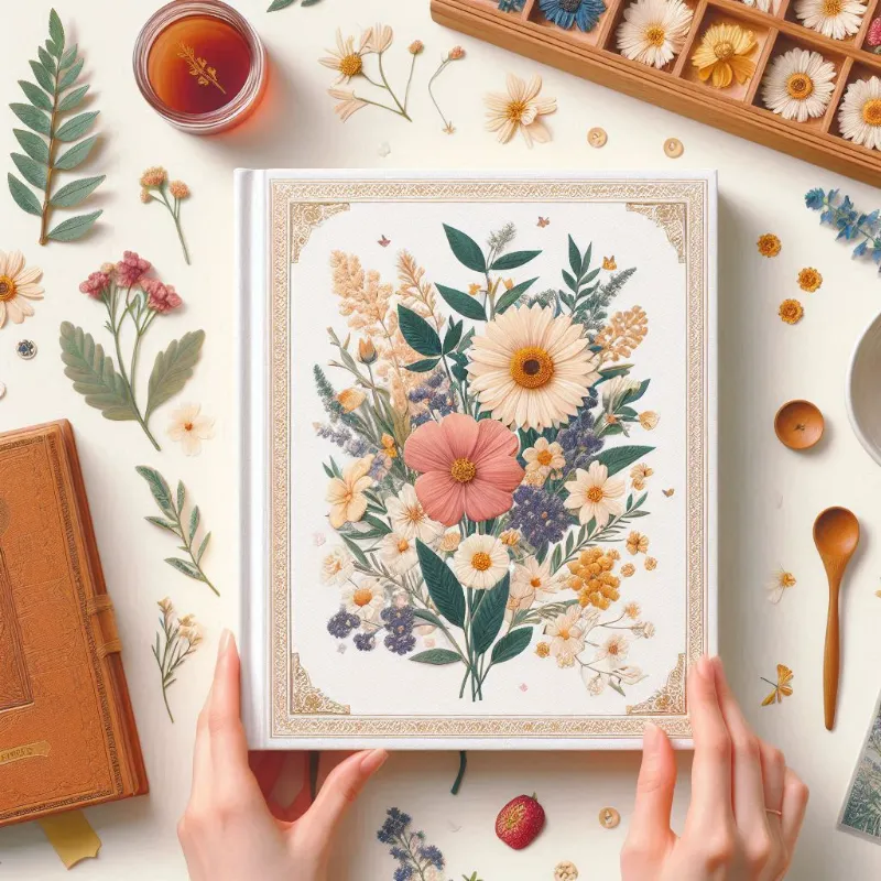 Pressed Flower Art Design