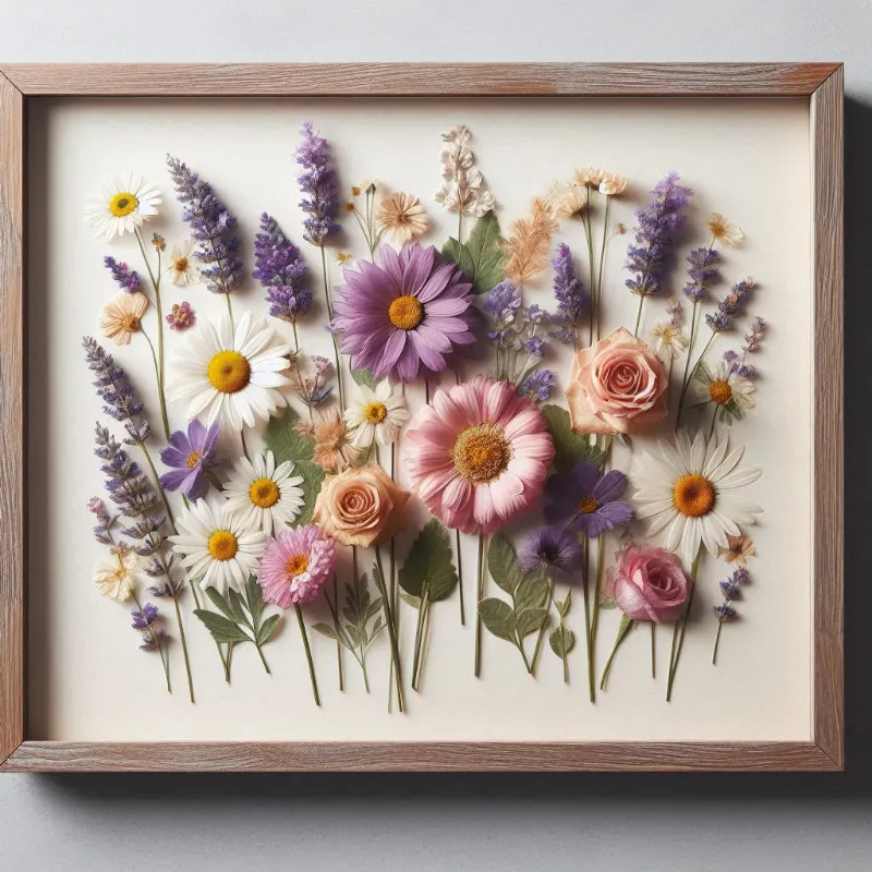 Pressed Flower Home Decor