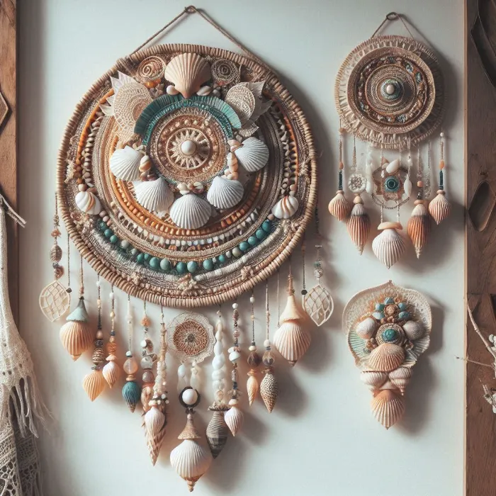 Decorating with Seashells Bohemian Style