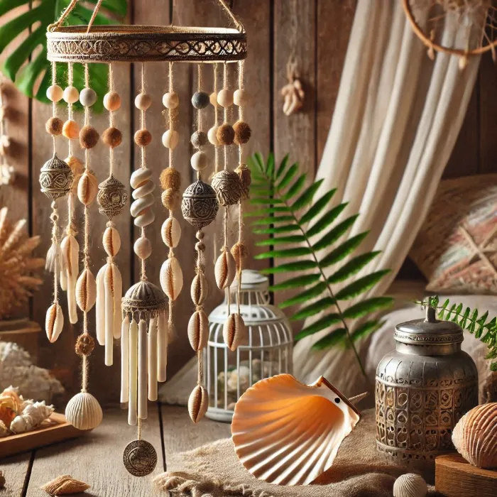 Decorating with Seashells Bohemian Style