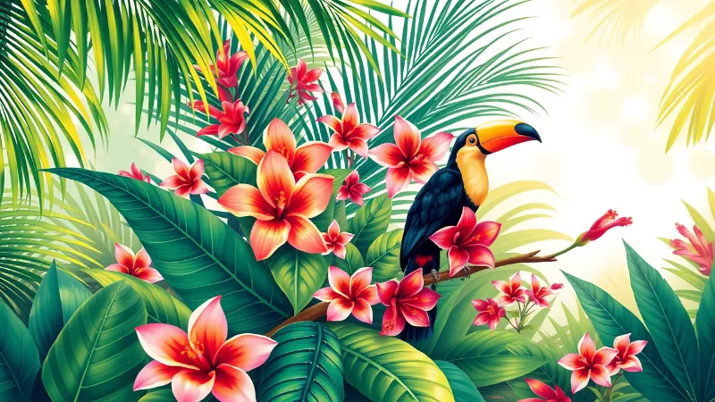 Tropic Art Painting