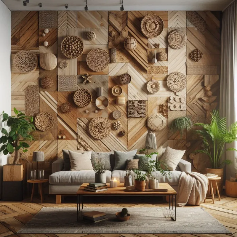 Wooden DIY Wall Design