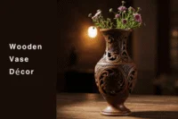 Wooden Vase Decor Ideas for Living Room & Centerpieces
